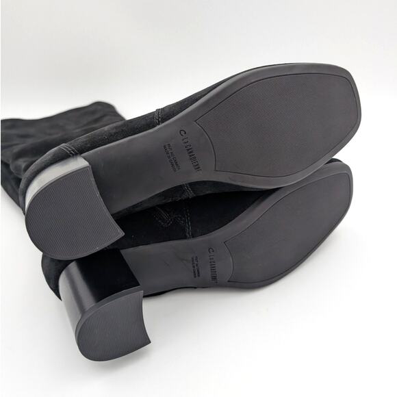 $430 La Canadienne Jennifer Knee High Riding Boots Women's Black Size US11M EU42 - Picture 8 of 12